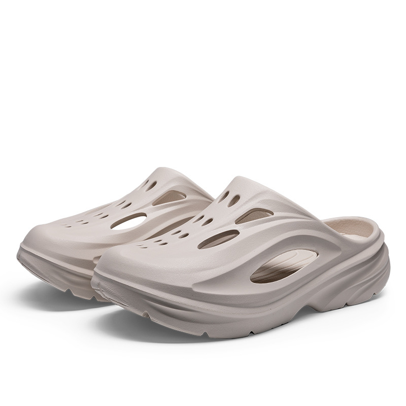 Sandali con fondo spesso, inodore, traspiranti. Scarpe da grotta per uomo, sandali estivi rialzati, antiscivolo_voghion.com